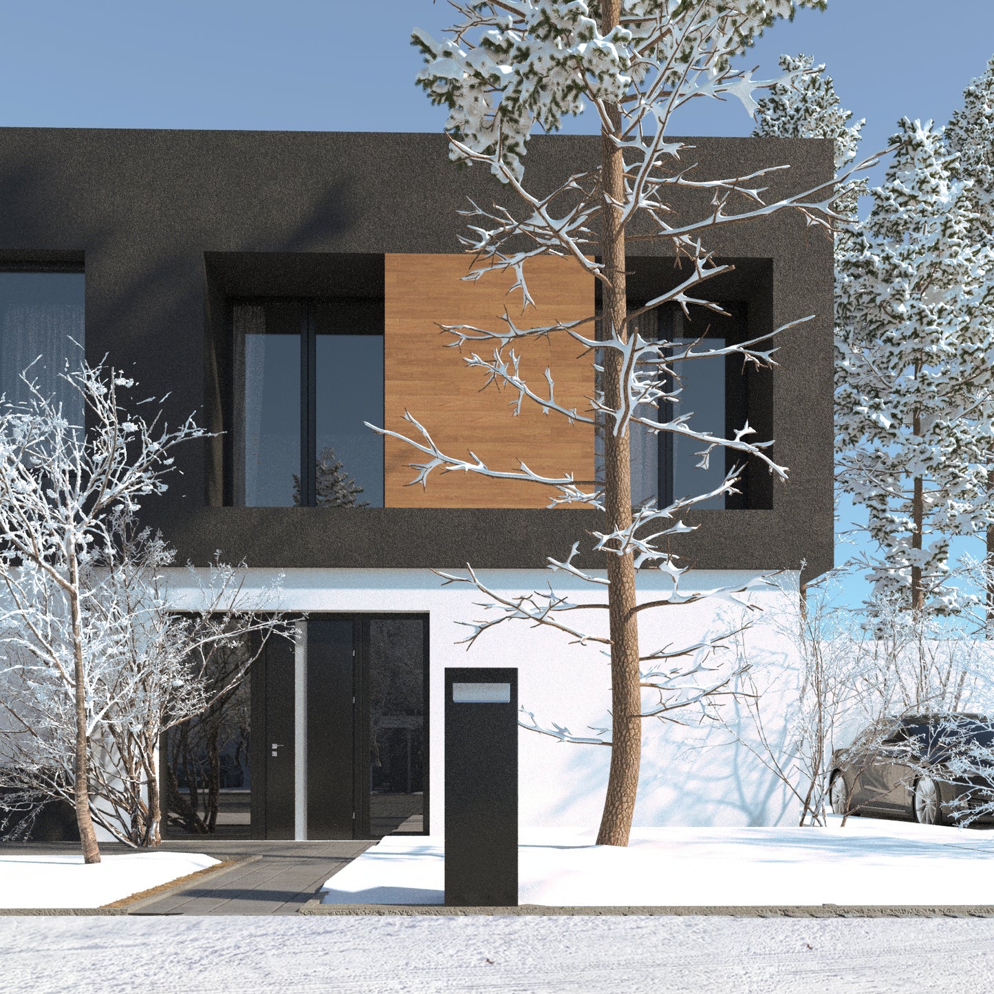 MONOLITH by Hart - Standalone Commercial / Residential Mailbox (Single Unit)