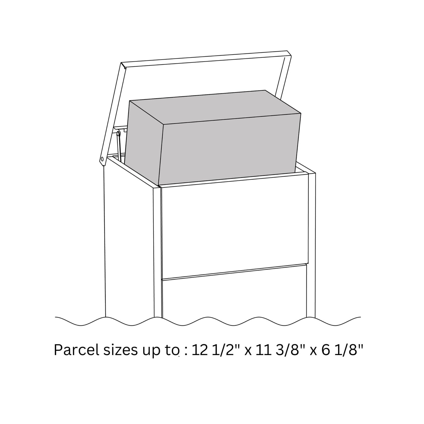 TOWER 2500 - Secure package delivery lock box