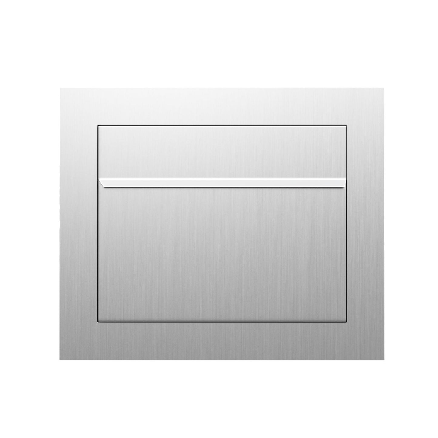 CUBIC 1 Built-in - Embedded or column locking stainless steel mailbox
