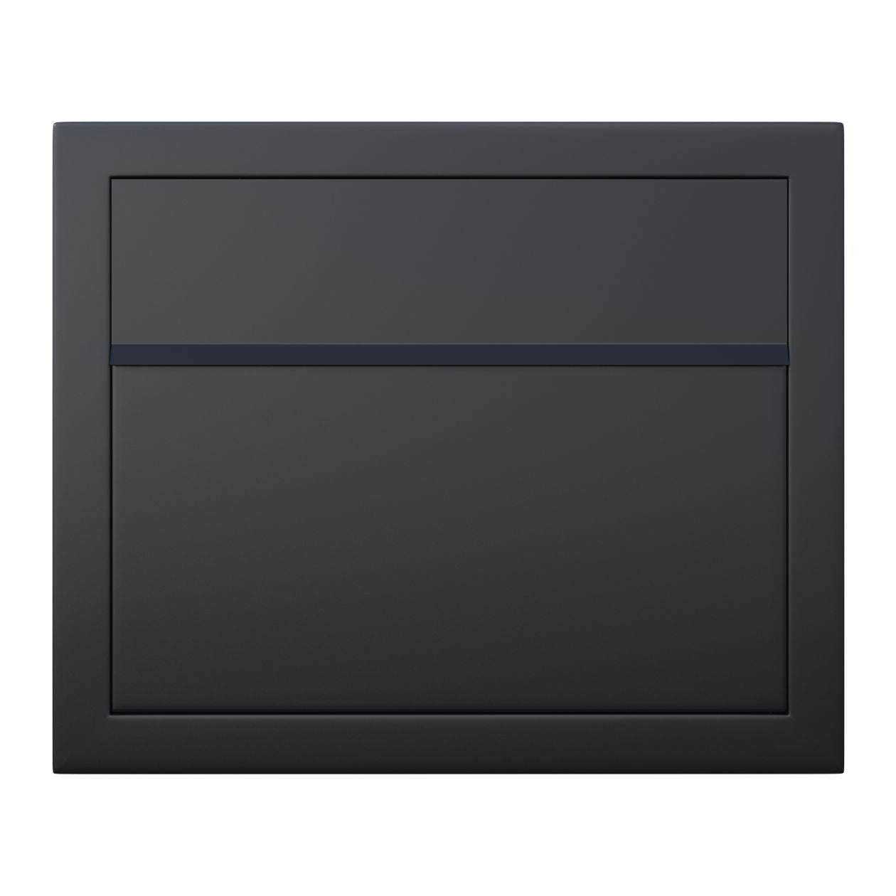 CUBIC 1 Wall - Wall-mounted locking mailbox in black