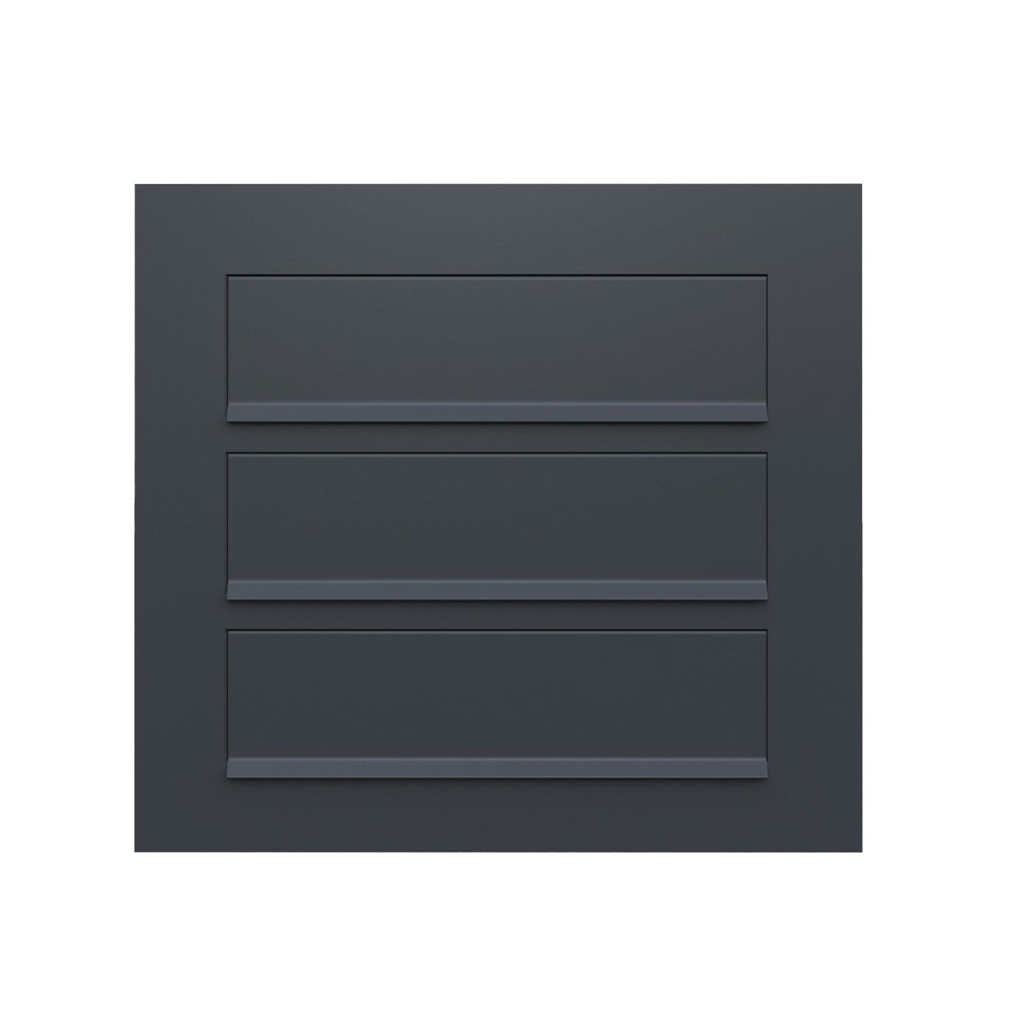 CUBIC 3 Built-in - Multi-unit embedded or column locking mailbox in black