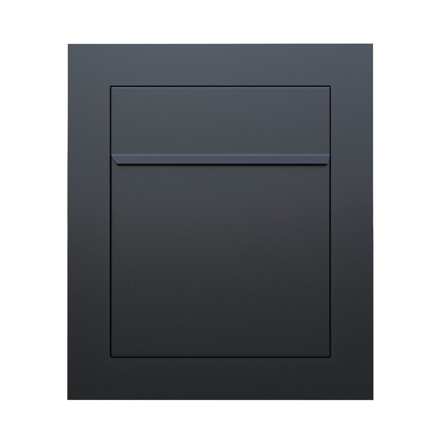 PROFILE 1 Built-in - Embedded or column locking mailbox in black