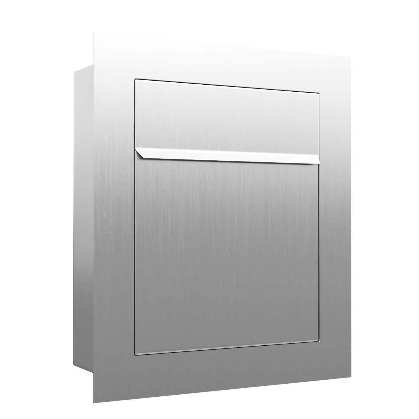 PROFILE 1 Built-in - Embedded or column locking stainless steel mailbox