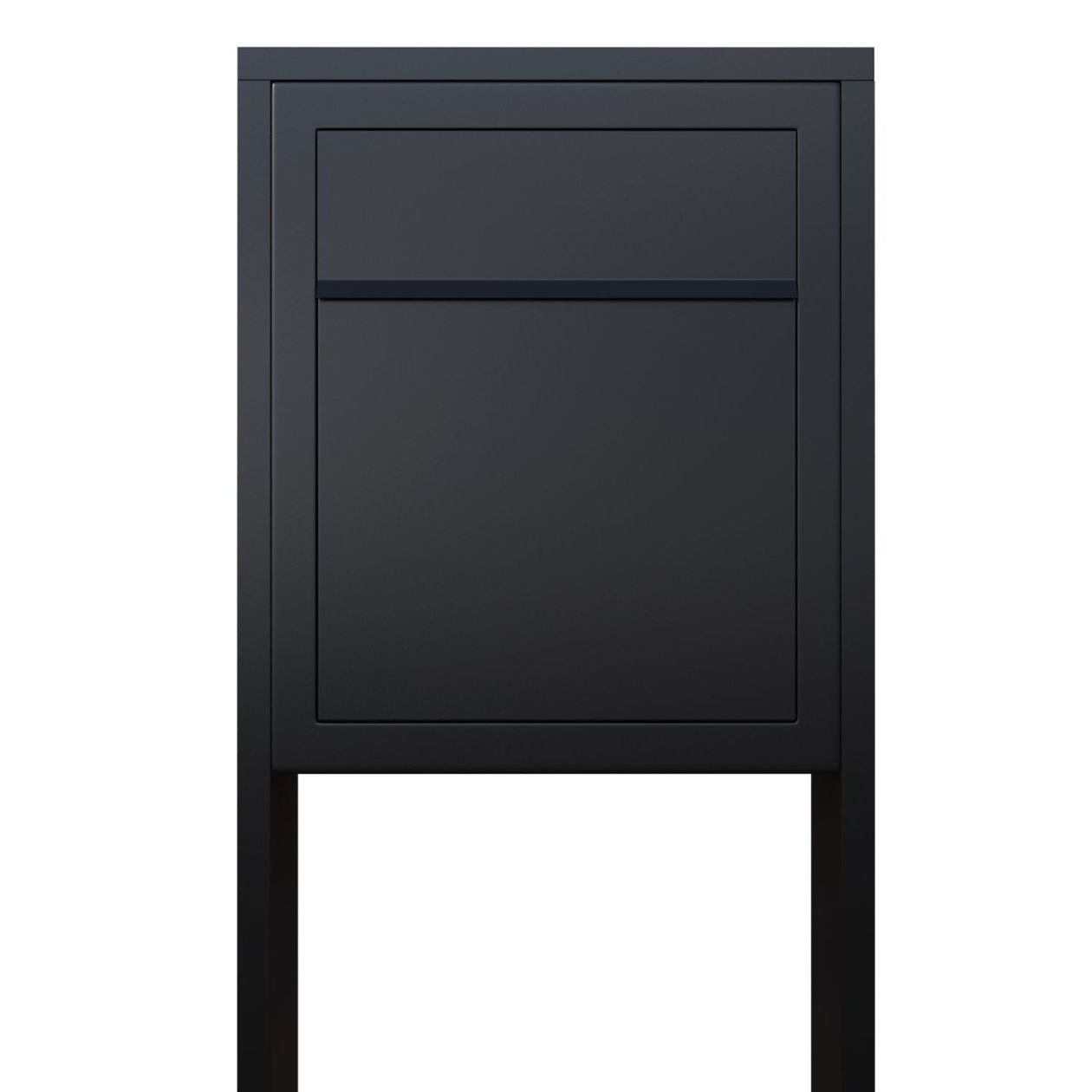 PROFILE 1 Standalone - Post-mounted locking mailbox in black