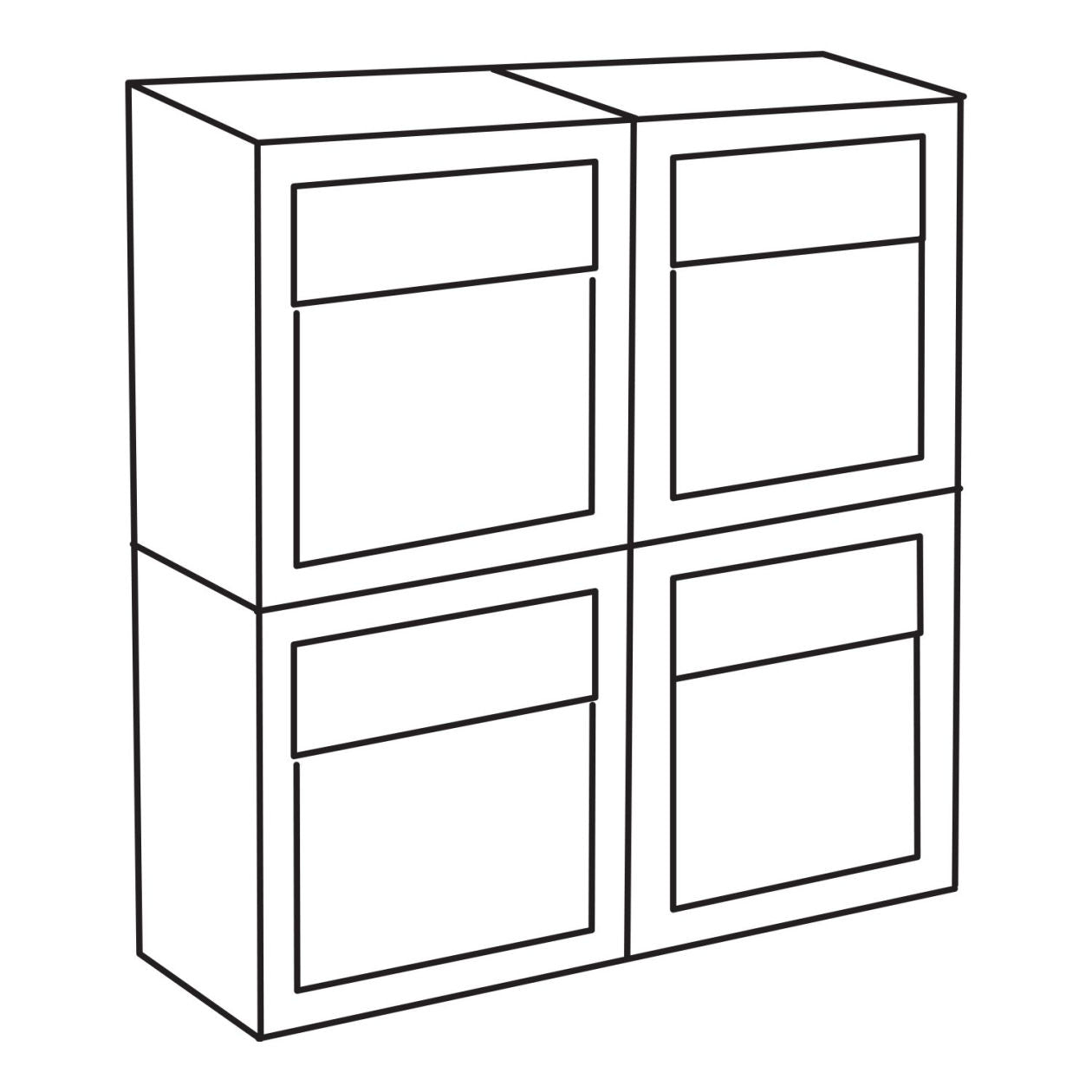 PROFILE 1 Wall - Wall-mounted locking stainless steel mailbox