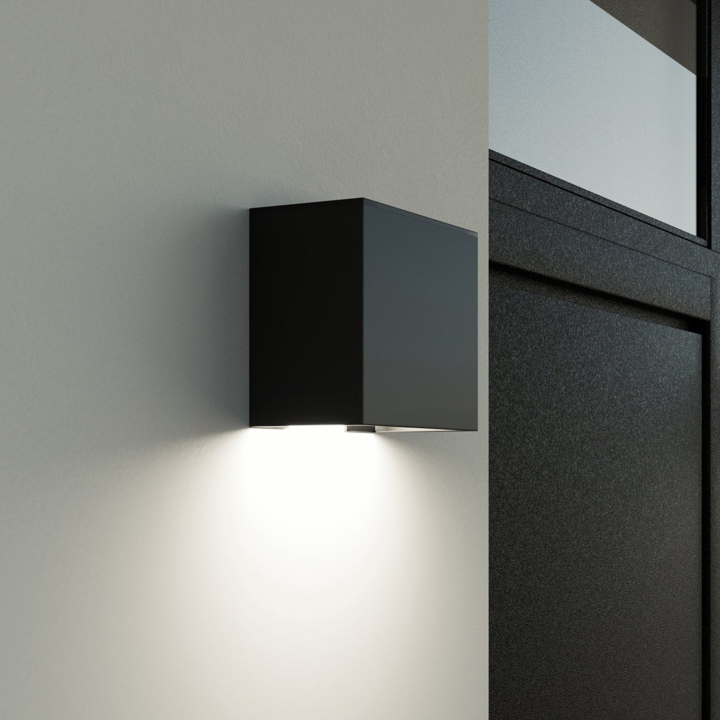 MAXI QUATRO by Bravios - Contemporary, designer LED outdoor wall light in high durability colors