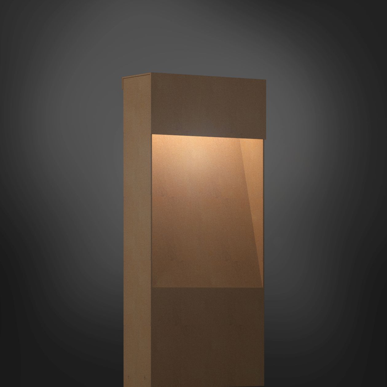 MEDIUM BLOC by Bravios - Contemporary, designer exterior path light in high durability colors
