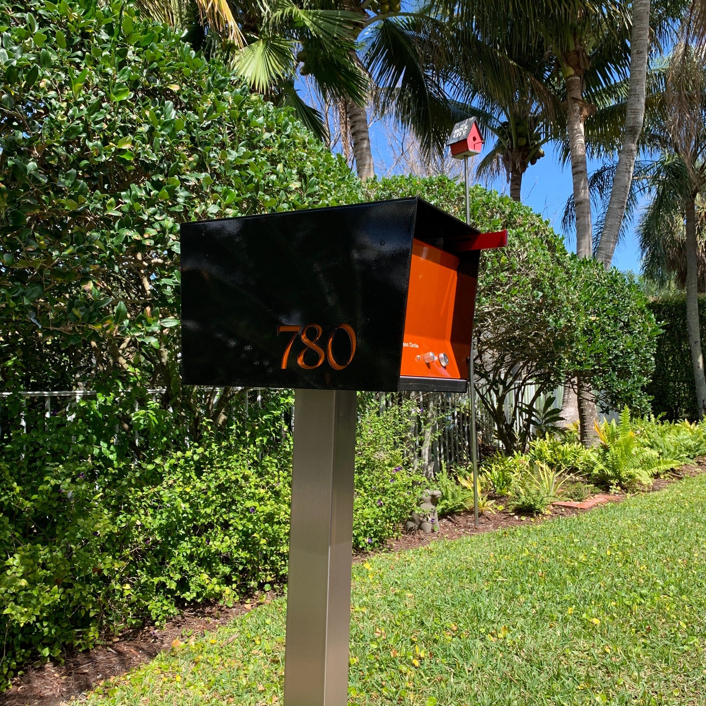 The Original UptownBox in JET BLACK - Modern Mailbox