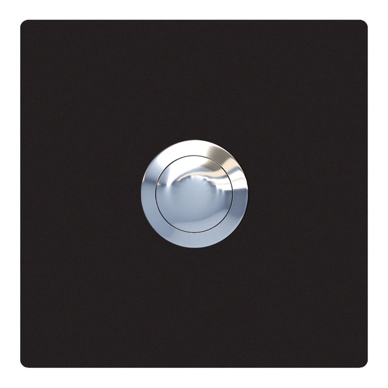 QUADRAT – Contemporary stainless-steel door bell in black, gray, white or brushed stainless steel