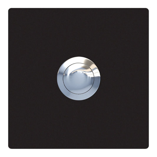 QUADRAT – Contemporary stainless-steel door bell in black, gray, white or brushed stainless steel