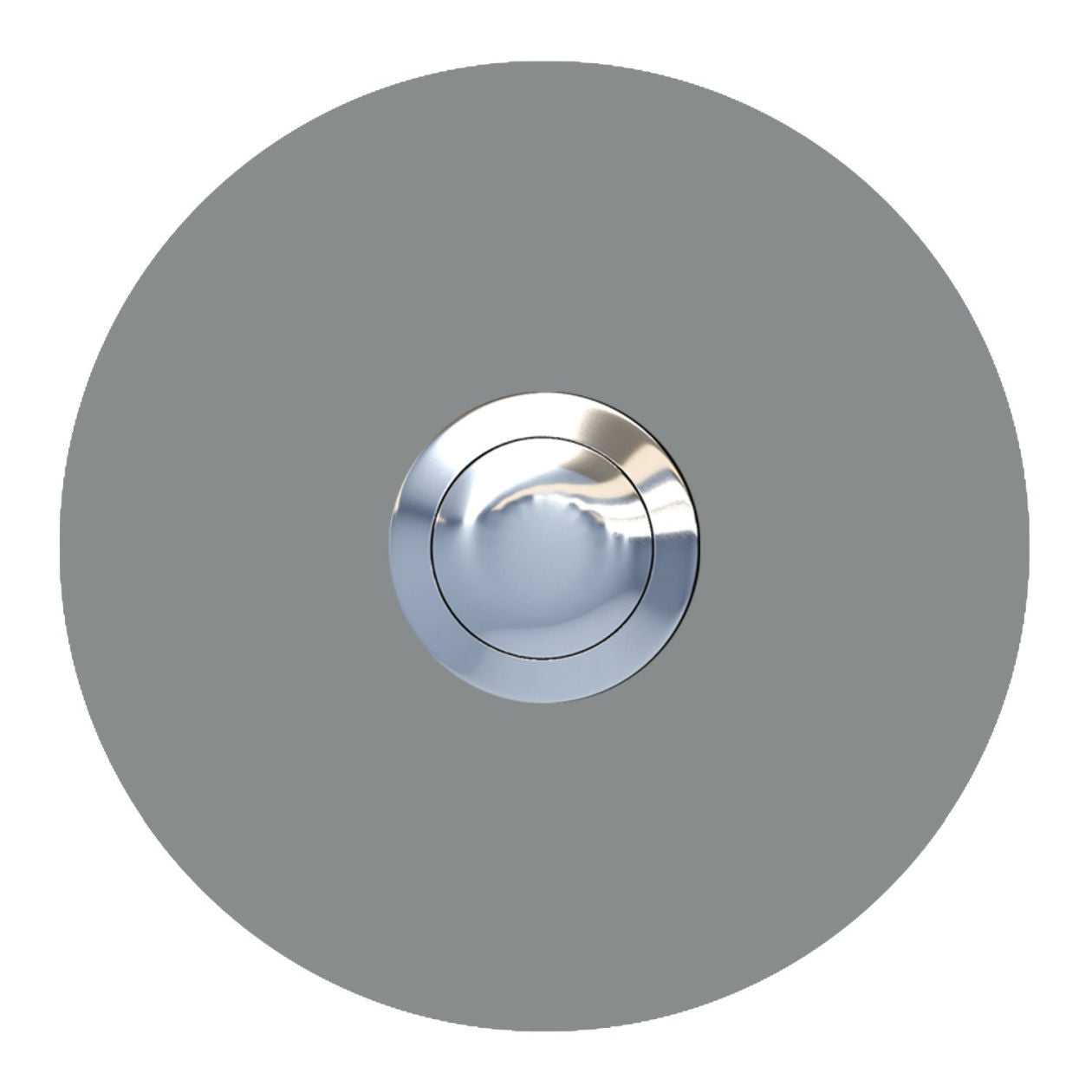 KREIS – Contemporary stainless-steel door bell in black, gray, white or brushed stainless steel
