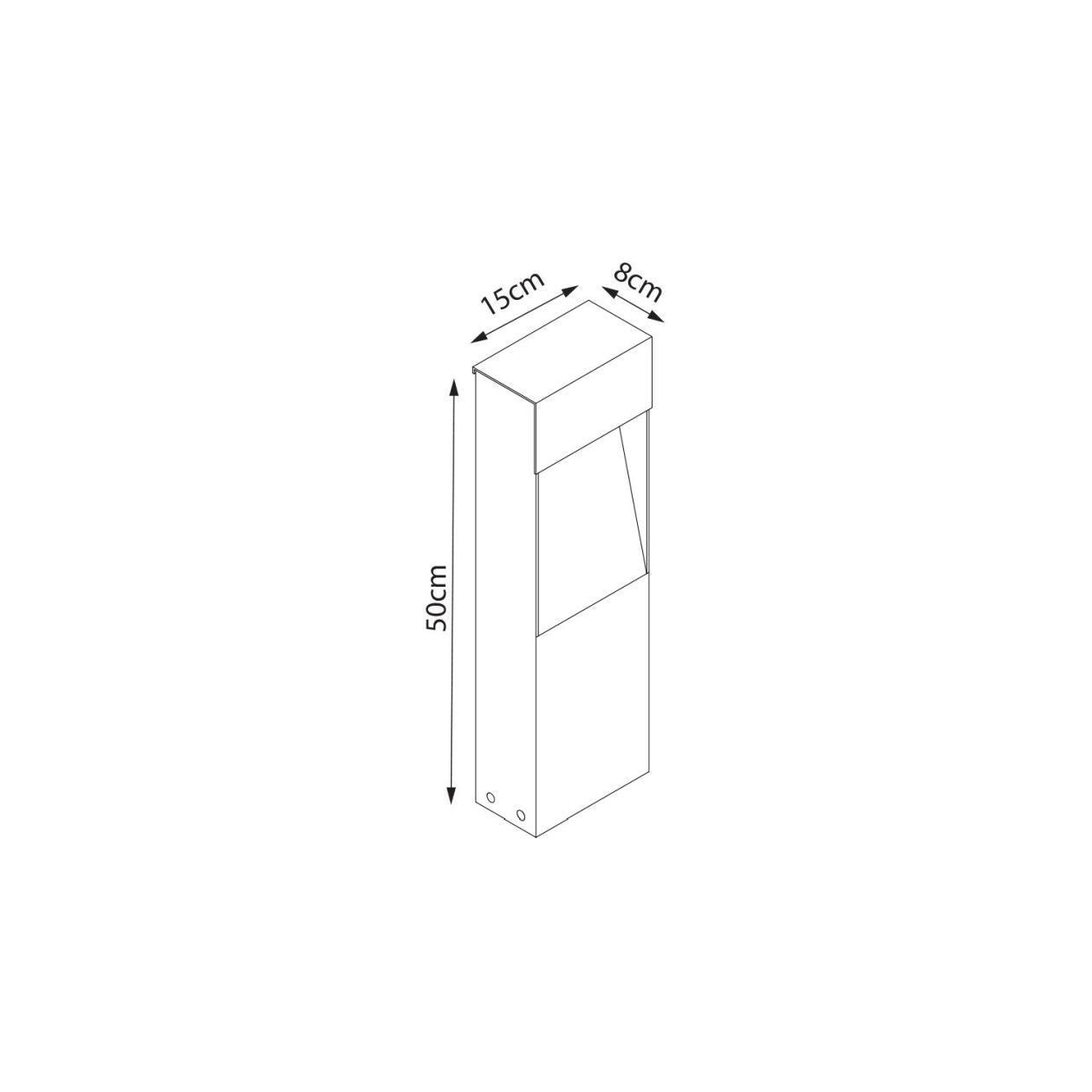 NANO BLOC by Bravios - Contemporary, designer exterior path light in high durability colors
