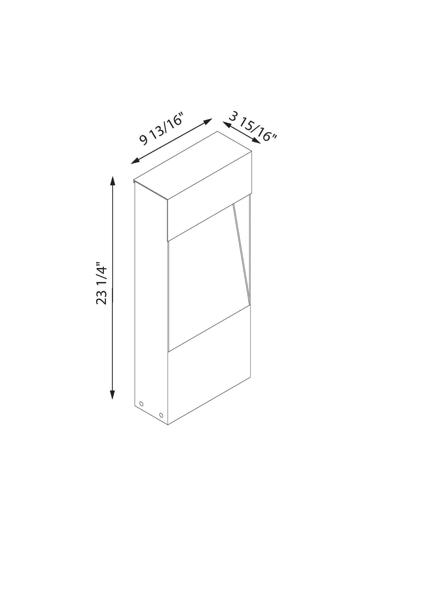 MEDIUM BLOC by Bravios - Contemporary, designer exterior path light in high durability colors