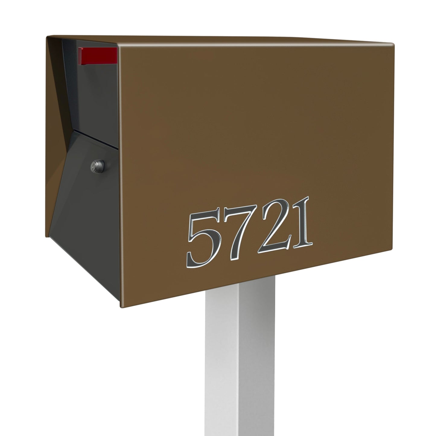 NEW! The UpTown Box Locking Package Dropbox  in COCONUT - Modern Mailbox