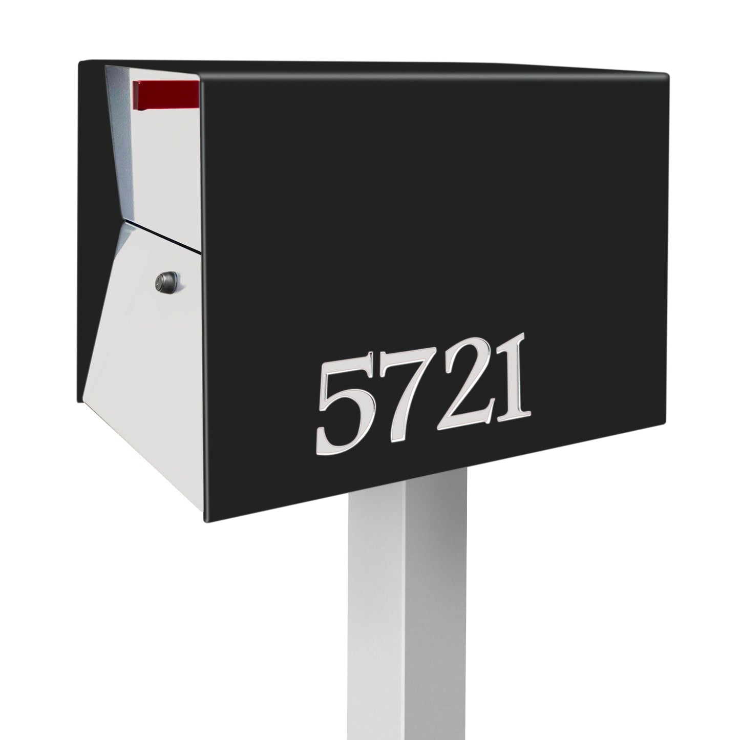 NEW! The UpTown Box Locking Package Dropbox  in JET BLACK - Modern Mailbox