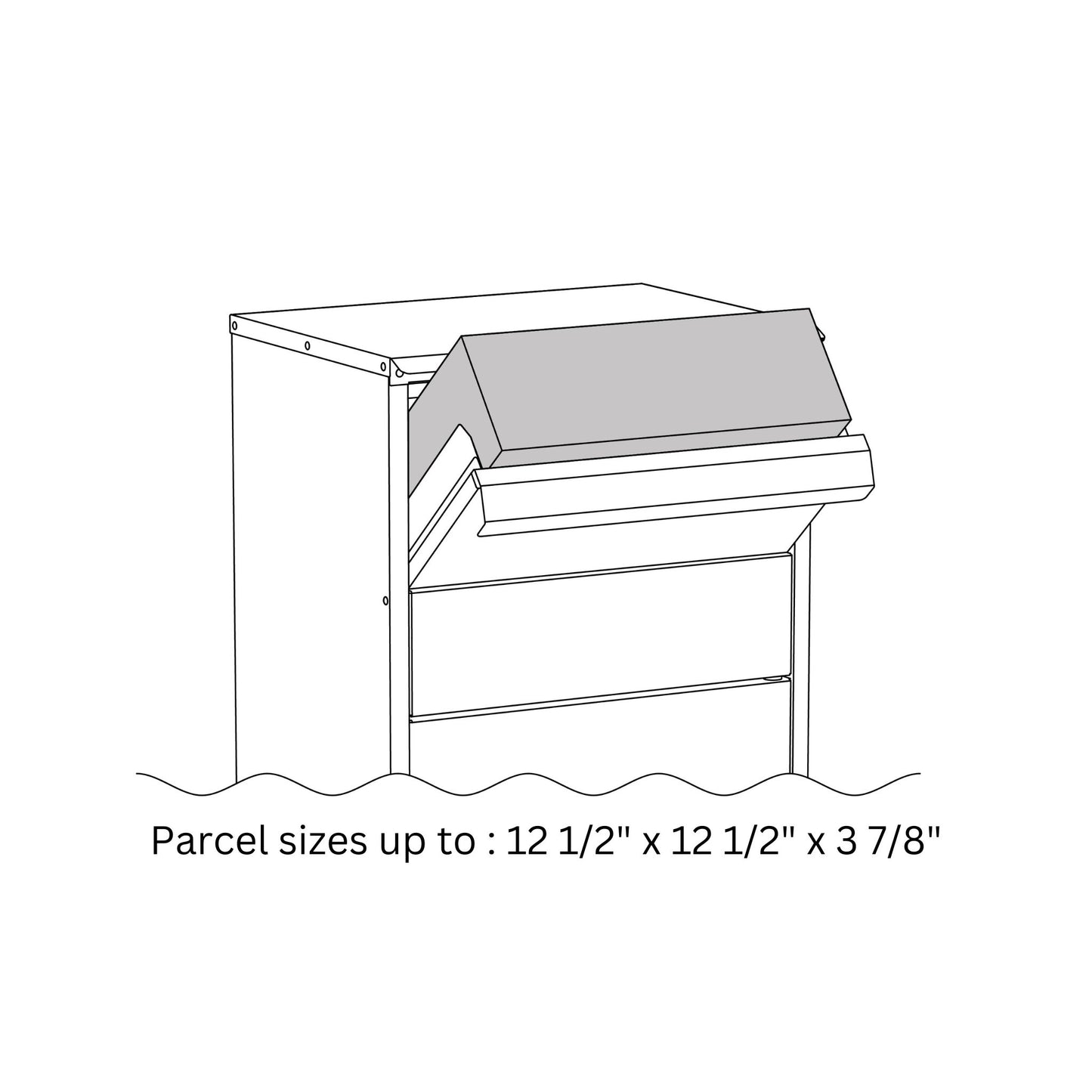 TOWER 3500 - Secure package delivery lock box