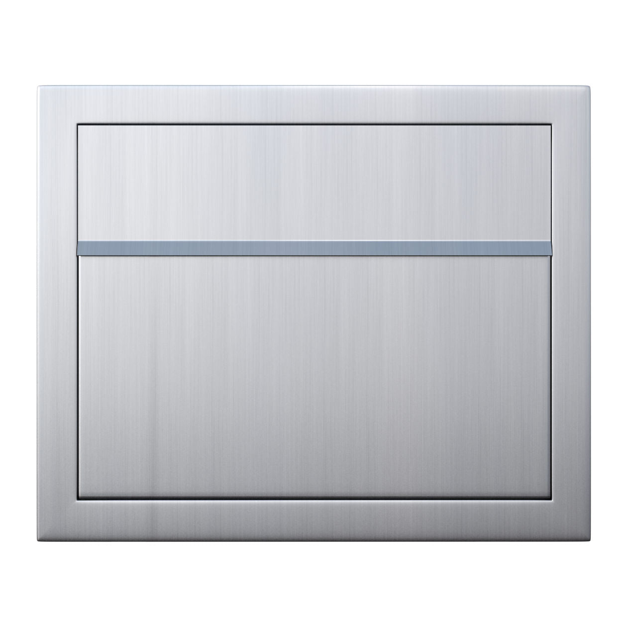 CUBIC 1 Wall - Wall-mounted locking stainless steel mailbox