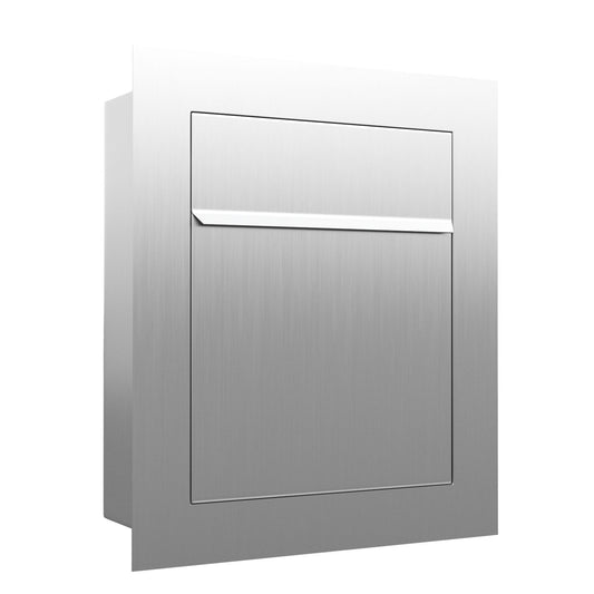 PROFILE 1 Built-in - Embedded or column locking stainless steel mailbox